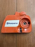Genuine Used Husqvarna 235E,240E Clutch Cover W/ Brake Assy 525 61 14-01 Tote. Price: $21.99.