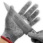 Nocry Premium Cut Resistant Gloves Food Grade 100% Safe Lev New. Price: $104.24.