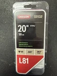 Oregon 20" Saw Chain L81 Low Kickback For Stihl .325 .063 New. Price: $25.00.