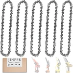 5 Pieces 6 Inch Chainsaw Chain, Replacement For Cordless Electric New. Price: $17.93.