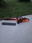 Atlas Cordless Chainsaw 80V 18 In. Bar Brushless Motor Tool Only Used. Price: $100.00.