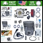 Husqvarna Chainsaw 46MM Cylinder Piston Crank Bearing Kit With Carburetor New. Price: $83.99.
