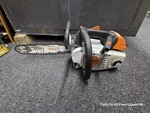 Stihl Gas Powered 16" Bar Arborist Original Chainsaw Used. Price: $499.99.