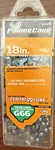 Power Care 18" Semi Chisel Saw Chain B72 (0164) Open. Price: $10.50.