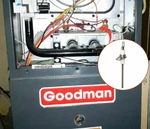 Furnace Flame Sensor Rod Gas Heater Repair Amana Janitrol Goodman Part B11726-06 New. Price: $12.81.
