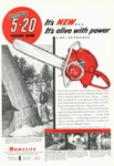 1956 Homelite Model 5-20 Chainsaw Tree Lumber Construction Logging 17714 Used. Price: $28.95.