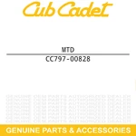 Mtd 797-00828 Tool Wr 42CC Chainsaw DWOAS6PS New. Price: $18.95.