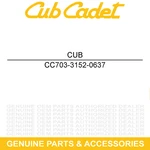 Cub Cadet 703-3152-0637 Reverse Switch Bracket Gt 3240 3235 3225 3208 3206 3205 New. Price: $20.95.
