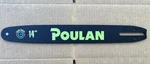 Nos Poulan 530044691 14" Guide Bar 91-52 G6 Color Match Blue Open. Price: $29.99.