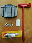 Husqvarna 359 357XP Maintenance Kit Air Filter 537 01 09-02 Fuel Plug New. Price: $23.75.