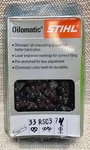 Stihl 3624 005 0074 Chain Low Kickback 33RSC3 Oilomatic Oem New. Price: $41.65.