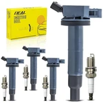 Deal Set Of 4 Ignition Coil Pack + Double Iridium Spark Plugs Compatible With... New. Price: $78.33.