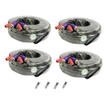 4X 100FT 4K 8MP Bnc Video Power Extension Cables Cord For All Cctv Camera Dvr New. Price: $90.95.