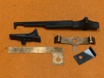 Homelite 240 245 Choke Lever Kill Switch Contact Spring Bracket Used. Price: $10.00.