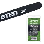 8TEN 24" Chainsaw Guide Bar & .063 3/8 84DL For Husqvarna 372XP 365 395XP New. Price: $62.95.