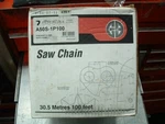 100 Feet Roll Of Gb Carlton Semi Chisel Saw Chain 3/8" Pitch .050 Guage Non Skip New. Price: $325.00.
