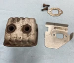 Used Husqvarna Genuine 435/440/445/450 Muffler Assembly - Oem 578249701. Price: $23.00.