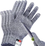 Thomen Pcs (m+l) Cut Resistant Gloves Level 5 Medium (pack Of 4), Grey New. Price: $15.82.
