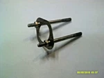 Used Poulan / Husqvarna Air Filter Plate 530023664 (2) Studs 530015735. Price: $9.95.