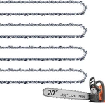 4 Pack 20 Inch Chainsaw .325" Pitch .050" Gauge 78 Drive Links Fit Craftsm New. Price: $49.22.