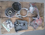 Lot Mall Chainsaw Model 12A Cover 21865 With Bearing 36445 Fly Wheel Lever Look! Used. Price: $69.00.