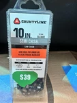 Countyline 10 Semi-chisel Chainsaw S39 New. Price: $13.00.