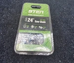 8TEN C-CCH-0009: 24" Full Chisel Saw Chain, .050" Gauge, 84 Links, 3/8" Pitch Open. Price: $46.74.