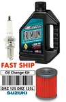 For Suzuki Drz 125 Premium Oil Change Kit Ngk Spark Plug Filter New. Price: $26.77.