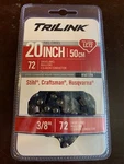 Chainsaw 20" Full Chisel 3/8"LP .05GA 7/32" Trilink LC72 85072TK New. Price: $15.99.