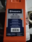 Husqvarna 18" - 22" Scabbard 599301501 New. Price: $19.00.