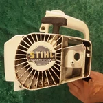 Used Oem Stihl 1116 084 0900 Chainsaw Housing With Handle - Fresh Rope Start!. Price: $25.00.