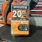 Maxpower LC72 20IN Full Chisel Chainsaw 3/8 .050 72DL Steel New. Price: $15.00.