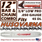 Copperhead 12" Bar & Chain Combo Husqvarna 334T 338XPT T435 596009745, 585422145 New. Price: $38.95.