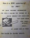 & Mfg David Bradley 355.83131 Parts Manual 1952-1956 Brand. Price: $61.19.