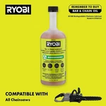 Ryobi Bar And Oil 24 Oz. Chainsaw Lubricant New. Price: $13.95.