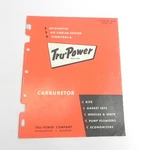 Vintage 1960 Tru Power Carburetor Kits Gasket Sets Parts Accessories Catalog Used. Price: $7.88.