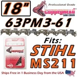 Copperhead 18" Saw Chain For Stihl 63PM3-61, 3636 005 0061, Dl New. Price: $19.95.