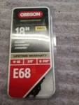 Oregon E68 Powercut 18" 0.050 Gauge 3/8" Pitch Pro Chainsaw New. Price: $20.98.