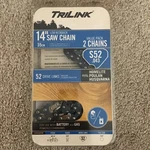 Trilink Saw Chain Pack Inch S52 14352X2TLW Poulan Homelite Husqvarna New. Price: $9.99.