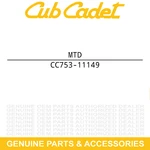 Mtd 753-11149 Lower Shaft Housing For Craftsman P2100 New. Price: $40.95.