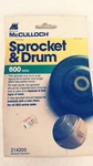 Genuine Mcculloch Sprocket & Drum 214200 Nos Open. Price: $17.50.