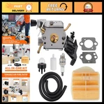 Carburetor For Husqvarna 445 450E Chainsaw + Air Filter Tune-up Kit, Replace C1M New. Price: $37.79.