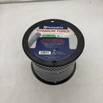 Husqvarna Titanium Force Trimmer Line 3 Lbs 0.080" 1200 Feet New. Price: $32.00.
