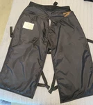 Stihl Woodcutter Size Large (W=30"-42" & L=36") Black Nylon Apron Chaps Used. Price: $49.99.