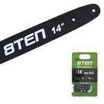 8TEN 14" Chainsaw Guide Bar & .050 3/8 52DL For Husqvarna 36 240 574135301 New. Price: $39.95.