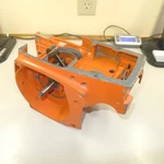 Oem Husqvarna Crankcase Assembly, Models 2100 2101 Used. Price: $139.00.