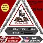 Pack 18" Oregon CS1500 Chainsaw Blade *full Chisel* 3/8LP 050 62DL New. Price: $20.99.