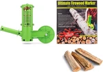 Marker Firewood Measuring Mingo With 6-12-24 Wheel, Green New. Price: $70.49.