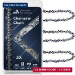 Unco- Chainsaw Chain, 16 Inch, Pack, 3/8" Lp Pitch, .043" Gauge, 56 Drive Link New. Price: $17.32.
