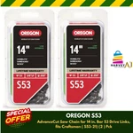 Oregon S53 ( 2 ) Pcs Chainsaw For 14 Bar -53 Drive Links Fits Craftsman New. Price: $23.97.